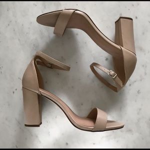 Nude Madden Girl Chunky Heel